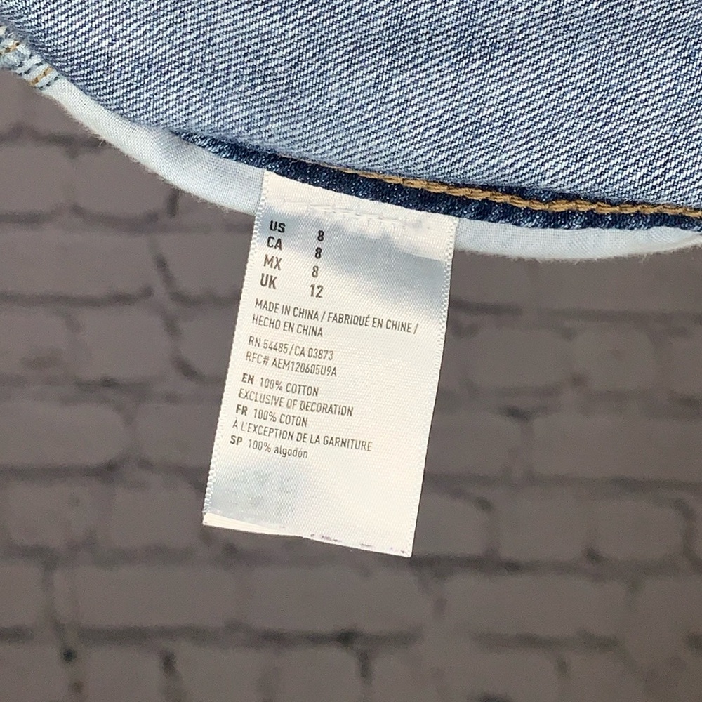 American Eagle Outfitters Women’s 8 Denim Mini Skirt - Picture 5 of 5
